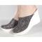 Saboti animal print platforma piele naturala SBM5A