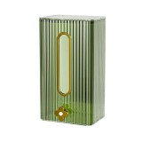 Cutie suport eleganta pentru servetele eMazing, montare pe perete sau dulap, material plastic dur, dimensiuni 21.3 x 8.7 x 12 cm, culoare verde, suport servetele