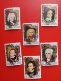 RAS AL KHAIMA, COMPOZITORI - SERIE COMPLETĂ MNH