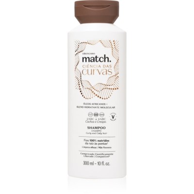 oBotic&amp;aacute;rio Match. Science of Curves șampon hidratant pentru păr creț și ondulat 300 ml foto