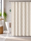 Cumpara ieftin Perdea Dus Marime 180 x 180 cm, Bej, Antialergica, Polipropilena 50%, Poliester 50%