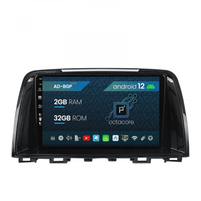 Navigatie Mazda 6 (2013-2015), Android 12, P-Octacore 2GB RAM + 32GB ROM, 9 Inch - AD-BGP9002+AD-BGRKIT328v2 foto