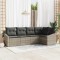 vidaXL Set de canapele pentru grădină 5 pcs Gri deschis Rattan poli 3346722