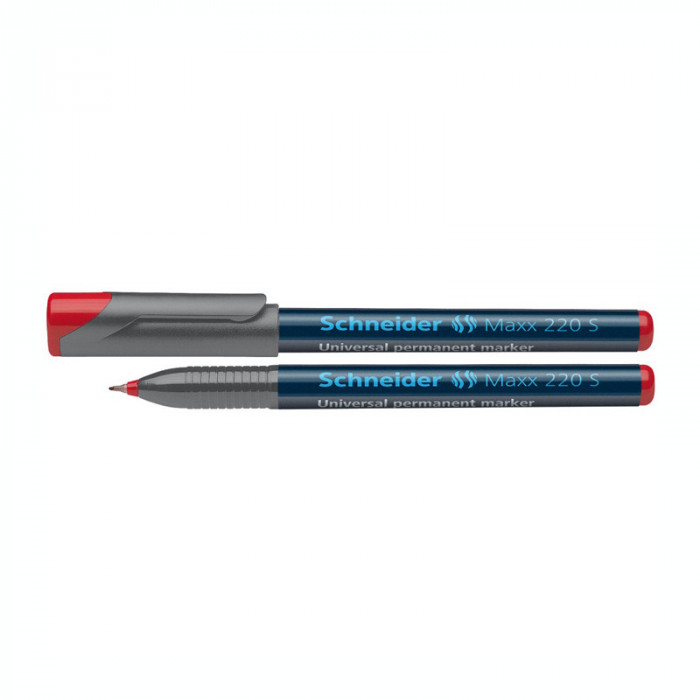 Marker permanent Schneider Maxx 220 S rosu 0.4 mm