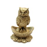 Cumpara ieftin Bufnita Feng Shui, Simbol Intelepciune si Bogatie, Decoratiune Casa, Birou, Pepita si Monede