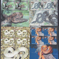 DB1 Fauna Reptile Serpi WWF Samoa 4 MS MNH