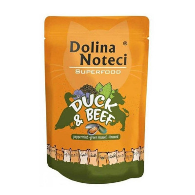 Dolina Noteci Superfood Cat Duck &amp;amp;amp; Beef 85 g foto
