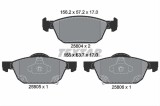 Set placute frana TEXTAR 2580401
