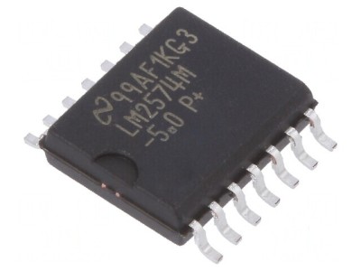 Convertor DC/DC PMIC 4-40VDC la 5VDC 0,5A SO14-W foto