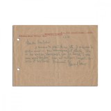 Marcel Iancu, scrisoare pentru Ben Yaakov, 1968