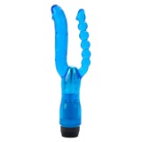 Vibrator 2 capete, Xcel Dual Penetrator Blue