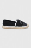 Karl Lagerfeld espadrile Kamini culoarea negru