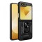 Husa pentru Samsung Galaxy Z Flip7 FE F741 / Z Flip6 F741, Techsuit, CamShield, Neagra