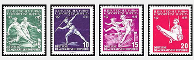 DDR 1956 - sport, serie neuzata foto