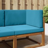 vidaXL Perna pentru canapea de exterior 3 pcs Albastru regal Poliester 900873