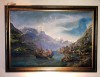 Galerie arta online Tablou peisaj de vara, Pictura ulei, tablou cu rama, Natura, Abstract