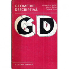 Alexandru Matei, Victor Gaba, Tatiana Tacu - Geometrie descriptiva - 121944 foto