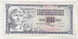 Bnk bn Iugoslavia 1000 dinari 1981 circulata