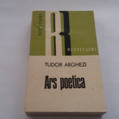 ARS POETICA - TUDOR ARGHEZI RF18/0