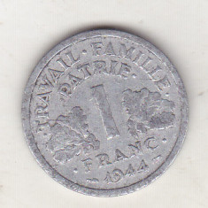 bnk mnd Franta 1 franc 1944 C mare KM 902.2 tip II