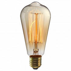 Bec smart cu filament Yeelight LED Filament Bulb ST64,E27, 6W, 500lm