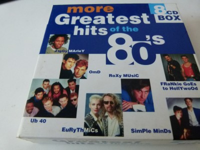 Great hits of the 80, 8 cd box foto