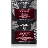 Apivita Express Beauty Grape masca pentru ochi cu efect de netezire 2 x 2 ml