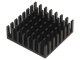 Radiator Aluminiu Negru 29x29x10mm