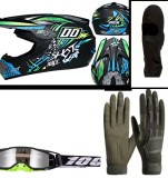 Set casca moto-atv-trotineta-enduro+Ochelari+Manusi+Cagula ,marimi disponibile S,M ,L si XL