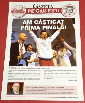 Program fotbal &amp;quot;Gazeta de Giulesti&amp;quot; - RAPID BUCURESTI (02.03.2015) foto