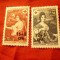 Serie Crucea Rosie Reunion teritoriu francez 1968 , supratipar in fr.CFA ,2 val