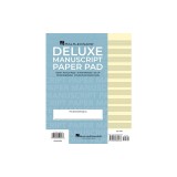 Manuscript Paper (Deluxe Pad)(Blue Cover)