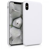 Husa pentru Apple iPhone XS Max, Silicon, Alb, 45909.48