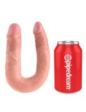 Dildo Dublu King Cock Medium Realistic Natural 34.5cm PVC Fara Ftalati