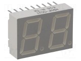 Afișaj LED 7 segmente 14,22mm roșu 2 cifre BROADCOM