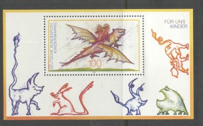 Germany Bundes 1994 For children perf. sheet Mi.B30 MNH DA.166