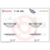 Placute frana Bmw 3 (E46), 3 Compact (E46), 3 Convertible (E46), 3 Coupe (E46), 3 Touring (E46), Z1 Roadster, Z3 Coupe (E36), Z3 Roadster (E36), Z4 C, BREMBO