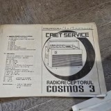 Caiet Service radioreceptorul Cosmos 3