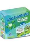 Anotimpuri: puzzle pentru podea+afis 3-6 ani