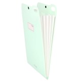 Organizator documente vertical Strigo, format A4, PP, 5 separatoare, capsa, culoare menta