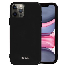 Husa TPU Goospery Jelly pentru Apple iPhone 12 mini, Neagra