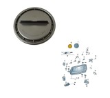Capac lampa fata SKODA OCTAVIA III (5E), 01.2013-05.2017; VW TRANSPORTER/MULTIVAN (T5), 10.2009-, partea stanga=dreapta, original, pt. faza lunga,
