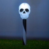 Felinar Solar de Grădină, Halloween, Set 2 Bucăți, Craniu și Dovleac, Multicolor, 35.5cm