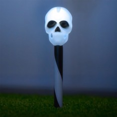 Felinar Solar de Grădină, Halloween, Set 2 Bucăți, Craniu și Dovleac, Multicolor, 35.5cm foto