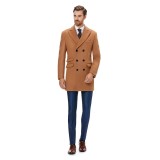 Palton barbati smart casual camel B167, 48