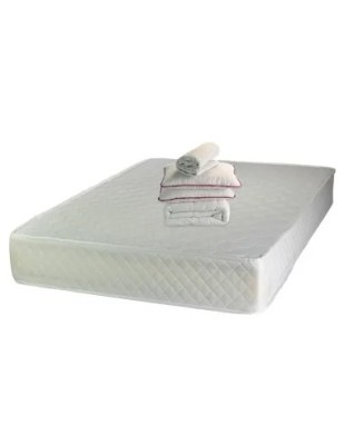 Set Saltea ortopedica Uranus Standard Spring Comfort 160x200x26cm plasa arcuri Bonell, fermitate mediu-tare, Saltsib, 2 perne matlasate, 50x70cm, prot foto