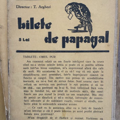 Bilete de papagal 1937-1938 nr. 17 vol. 1 Arghezi Ilarie Chendi