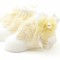 Ciorapei cu perluta drool (culoare: alb)