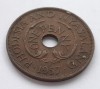 93. Moneda Rhodesia &amp; Nyasaland 1 penny 1957, Africa