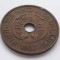 93. Moneda Rhodesia &amp; Nyasaland 1 penny 1957